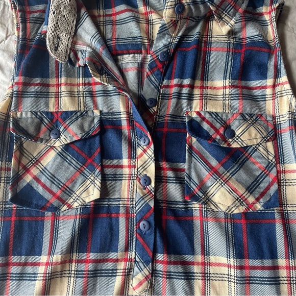 Eden And Olivia Women's Plaid Tank Top Size Small - Picture 2 of 4